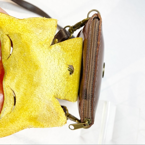 NOVELTY GRINNING KITTY W/ FISH CROSS-BODY CELLPHONE HOLDER WALLET 8x4.5” - Picture 16 of 16